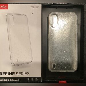 Clear Glitter Phone Refine series Case for Samsung Galaxy A01